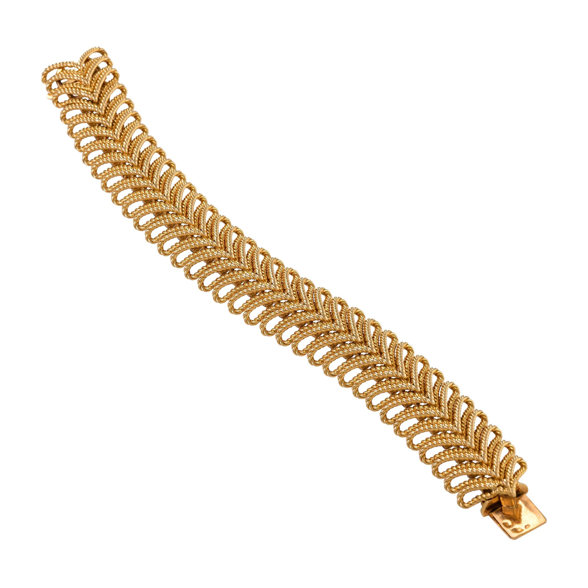 Van Cleef & Arpels Gold Ropetwist Bracelet