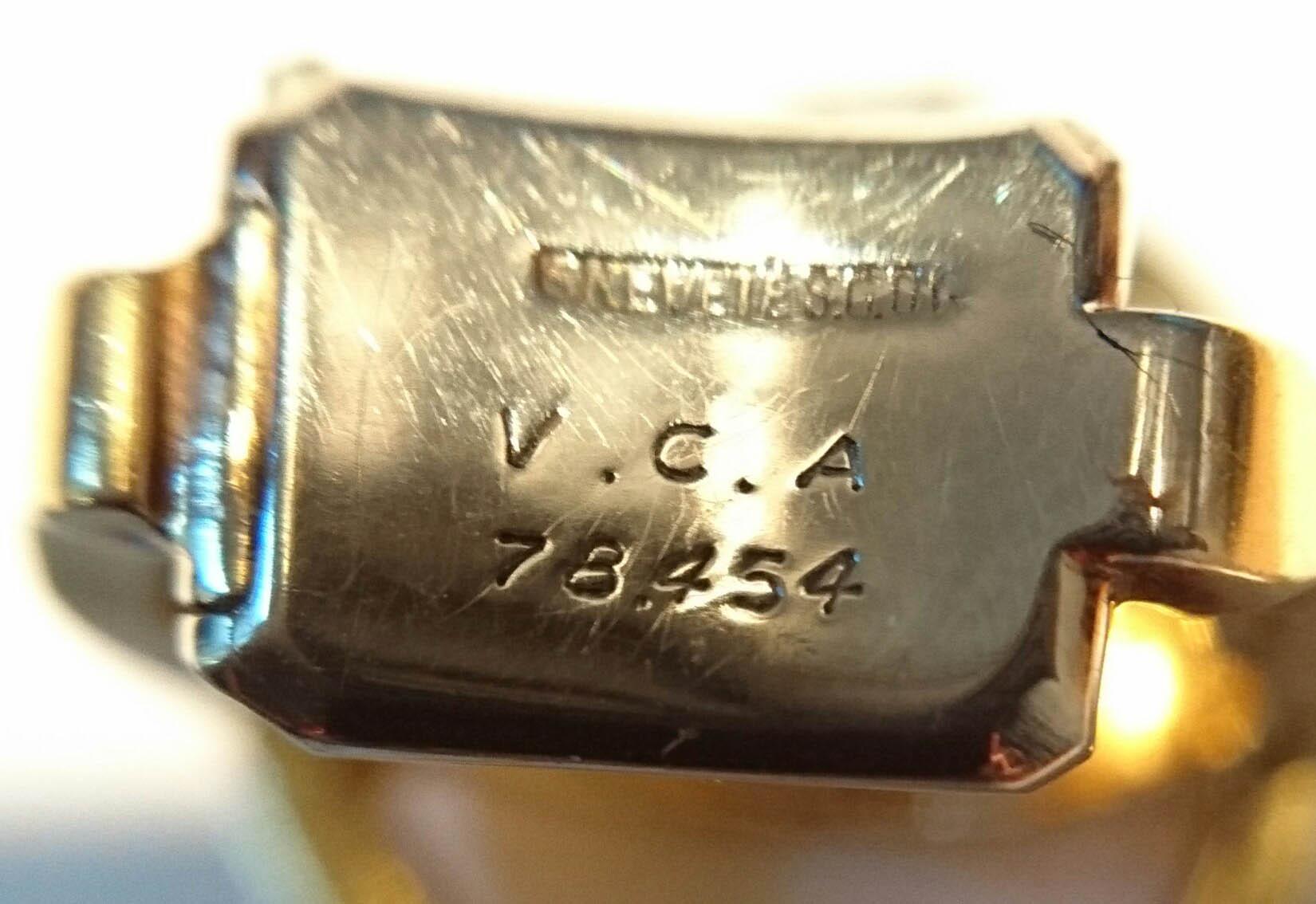 Van Cleef & Arpels Manschettenknöpfe mit goldenem Steigbügel, um 1960 im Angebot 2