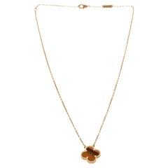 Van Cleef & Arpels Gold Vintage Alhambra Necklace