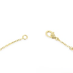 Van Cleef & Arpels Gold Vintage Alhambra Onyx Necklace VCARA45800