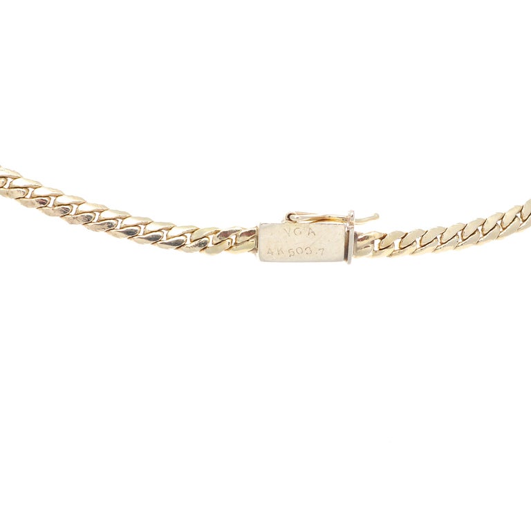 Van Cleef and Arpels Goose Diamond and Gold Necklace For Sale at 1stdibs