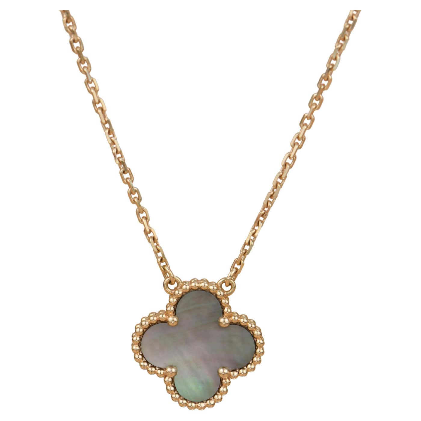 Van cleef and arpels grey mother of pearl Clearance