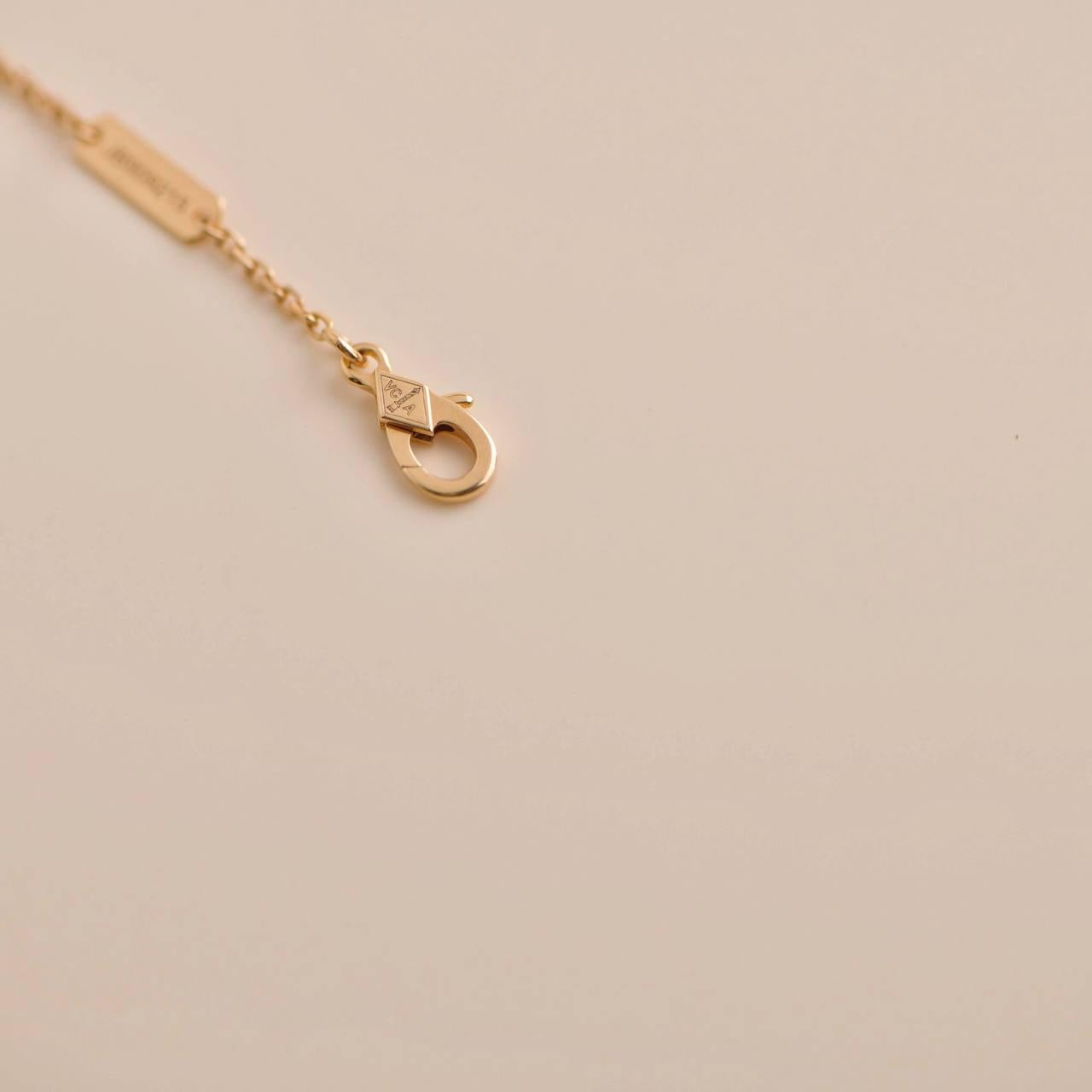 Van Cleef & Arpels Grey Mother of Pearl Alhambra Pendant Necklace 1
