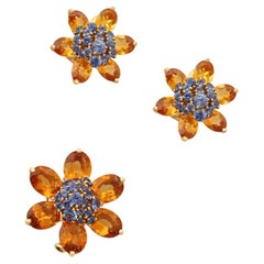 Van Cleef & Arpels, ‘Hawaii’ Citrine & Sapphire Demi-Parure