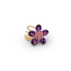 Van Cleef & Arpels 'Hawaii' Pink Sapphire and Amethyst Ring