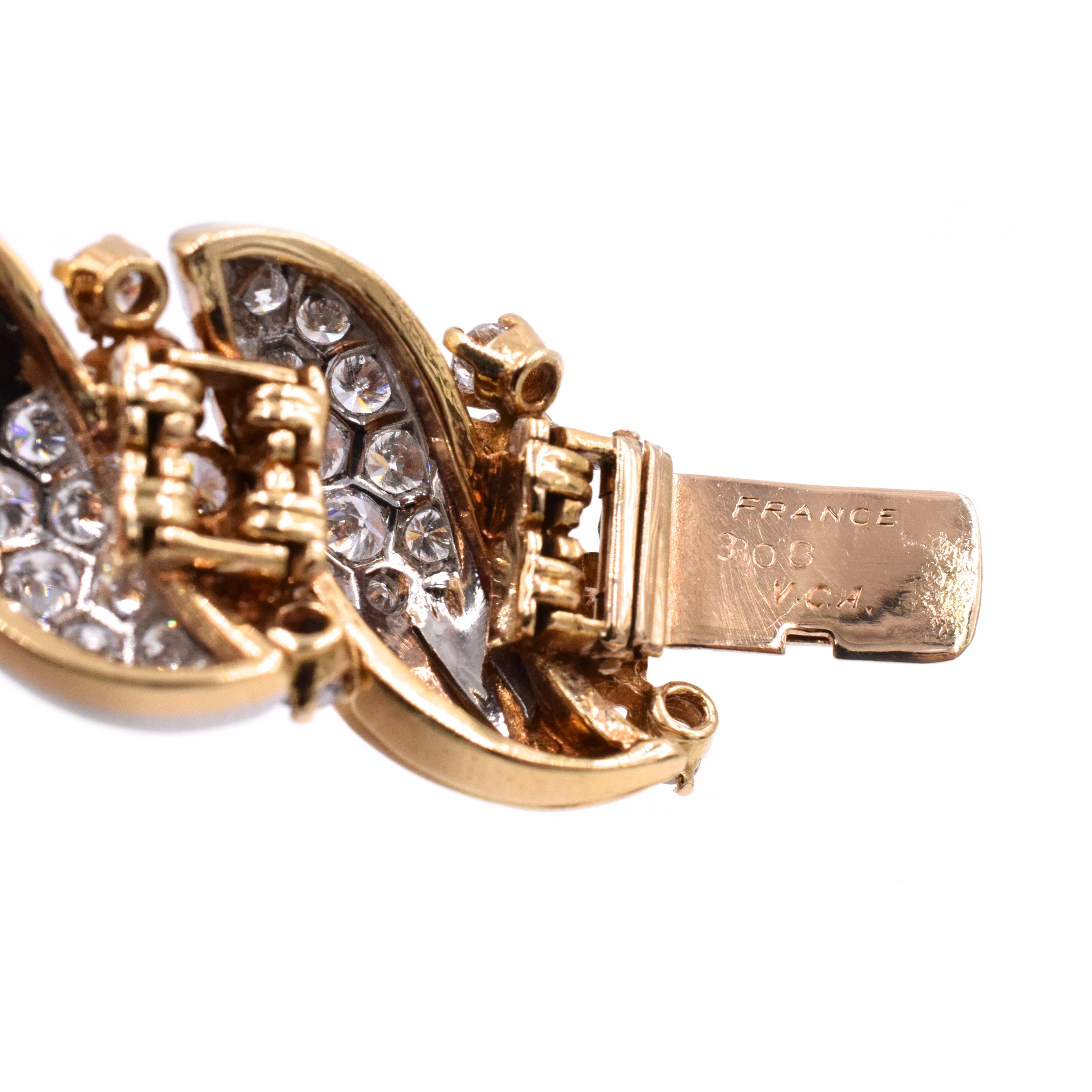 Van Cleef & Arpels  Bracelet de diamants « Collection héritage » en vente 2