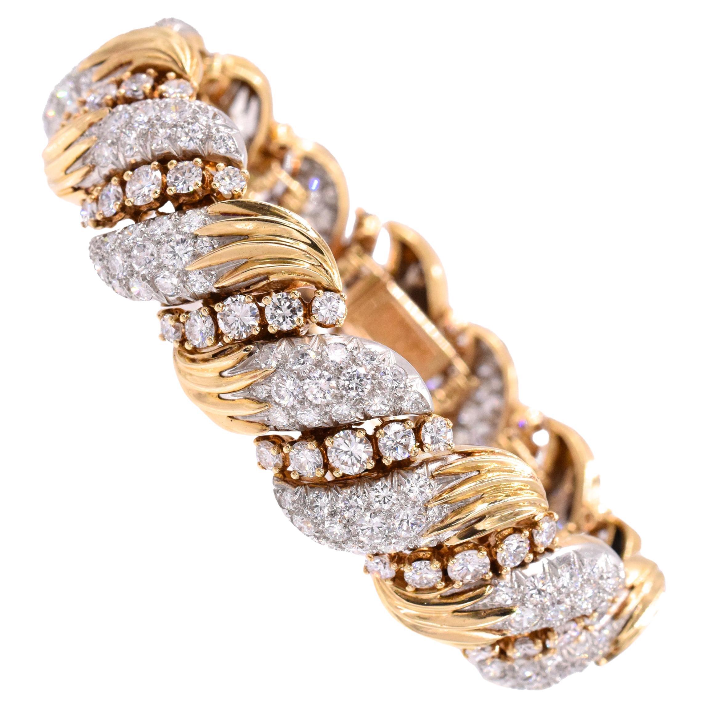 Van Cleef & Arpels  'Heritage Collection' Diamond Bracelet For Sale