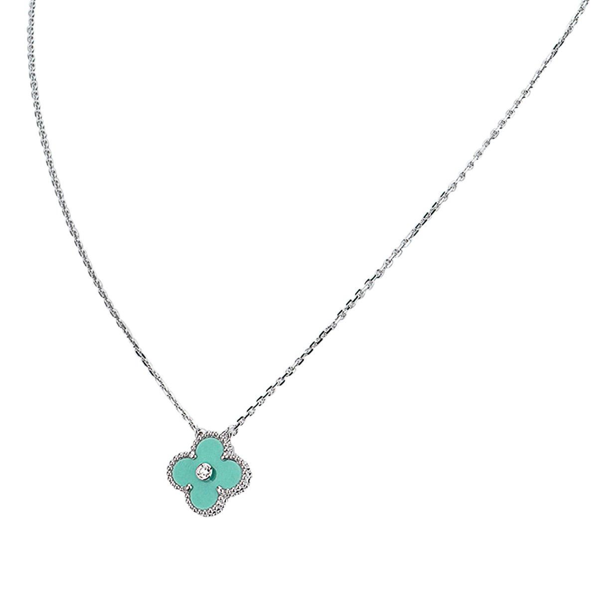 van cleef 10 motif necklace