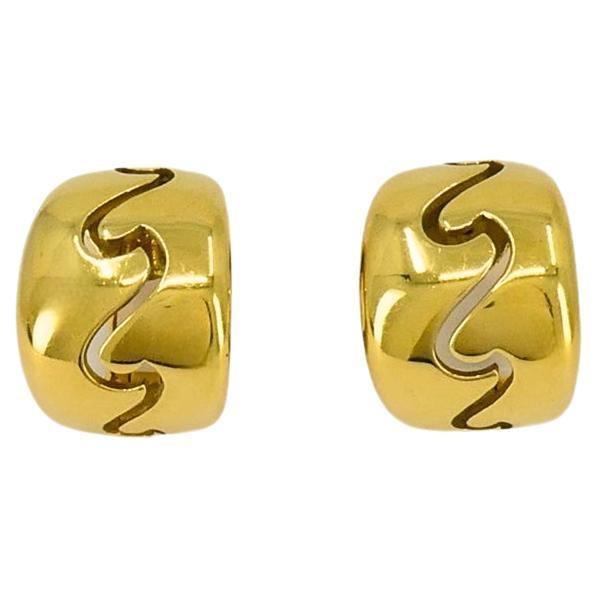 Van Cleef & Arpels Huggie Earrings 18k Gold