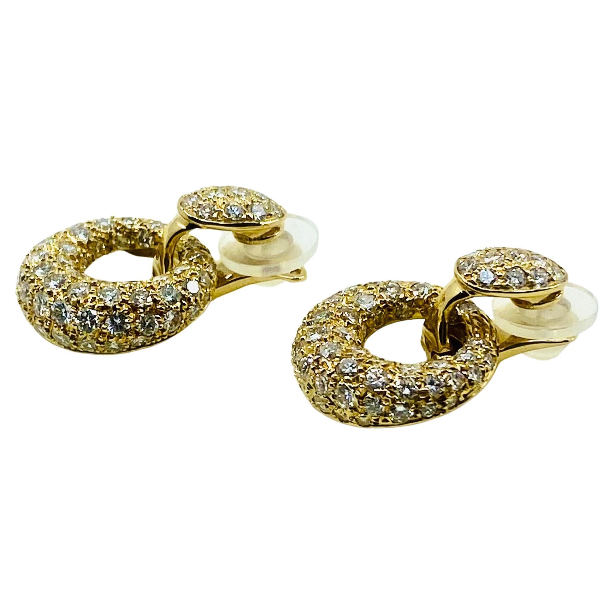 Van Cleef & Arpels Interchangeable Earrings 18k Gold 3