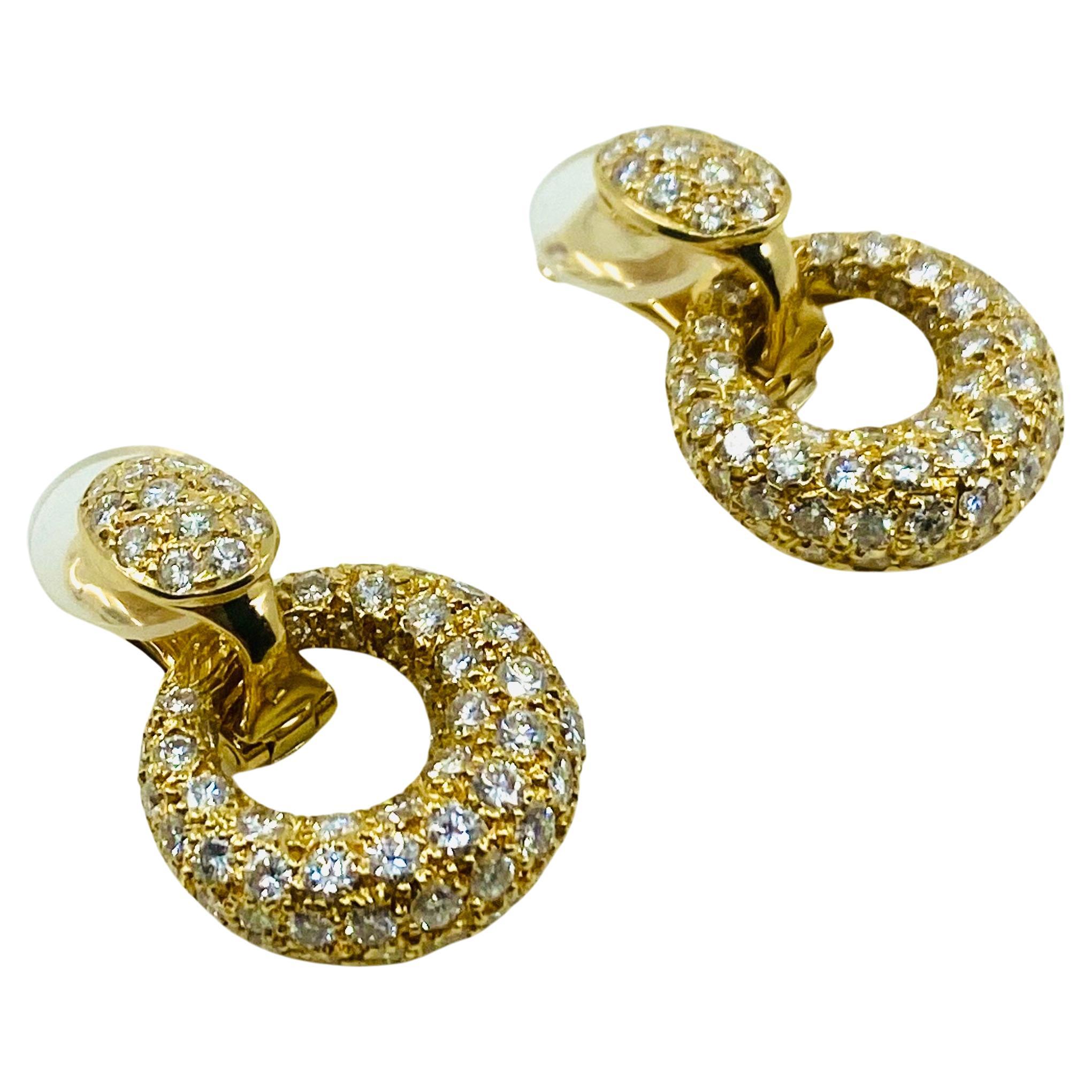 Van Cleef & Arpels Interchangeable Earrings 18k Gold 4