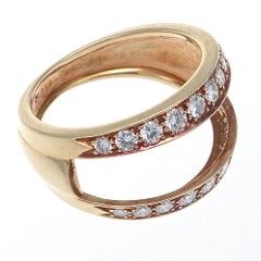 Van Cleef & Arpels Interchangeable Gemstone Diamond Gold Ring