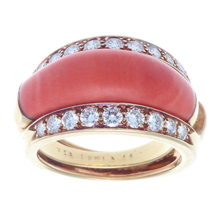 Van Cleef & Arpels Interchangeable Gemstone Diamond Gold Ring 2