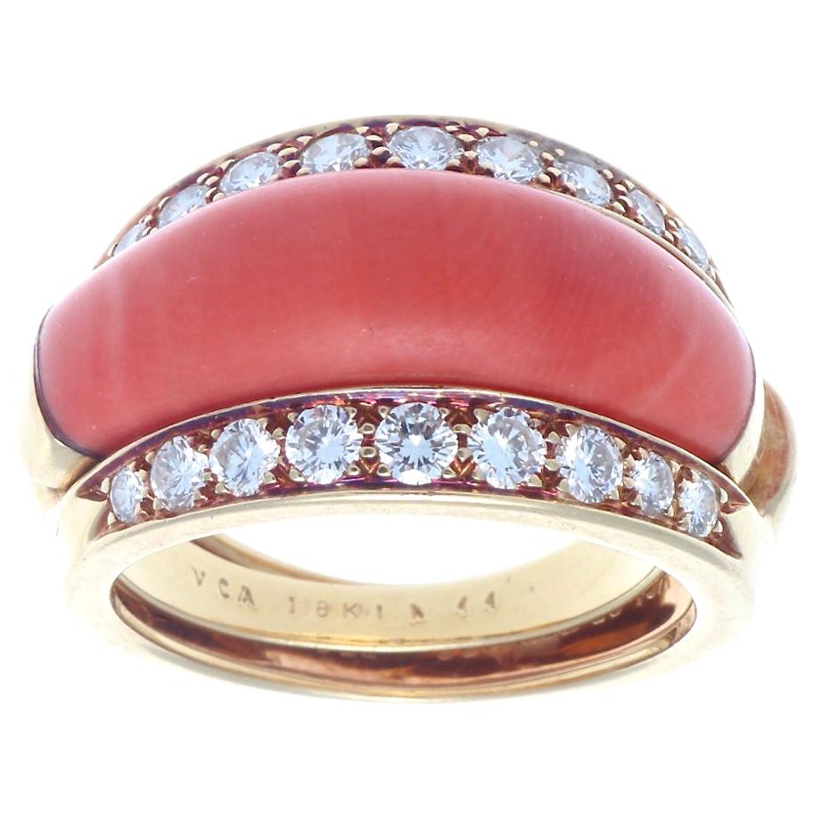 Van Cleef & Arpels Interchangeable Gemstone Diamond Gold Ring