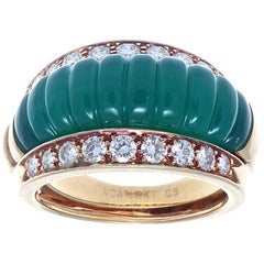 Van Cleef & Arpels Interchangeable Gemstone Diamond Gold Ring