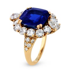 Van Cleef & Arpels Kashmir Sapphire Ring, 8.45 Carats