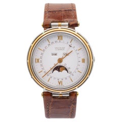 Vintage Van Cleef & Arpels la Collection Moonphase 35001 35MM Stainless Steel Watch
