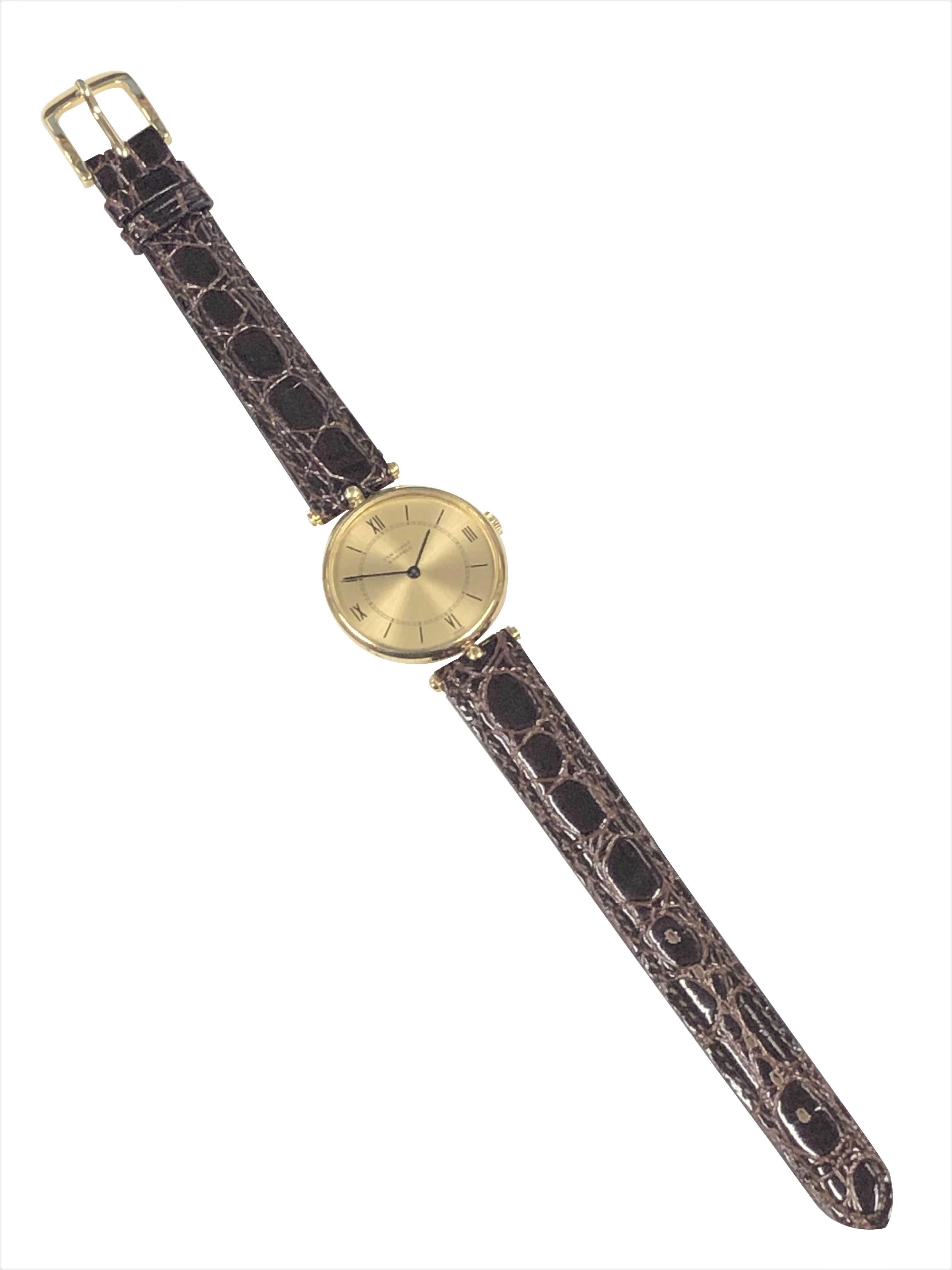 Van Cleef & Arpels La Collection Yellow Gold Mechanical Wristwatch 2