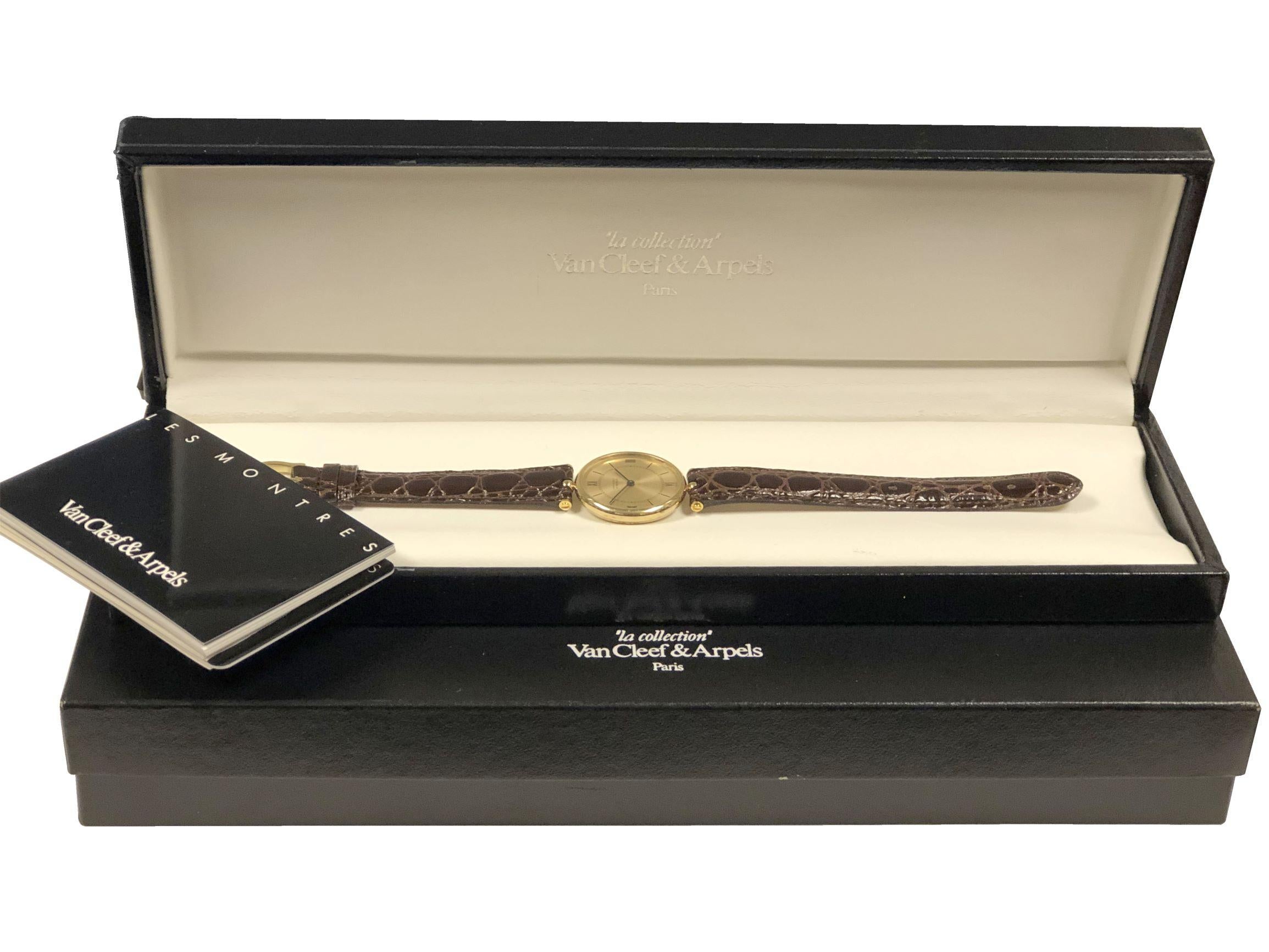 Van Cleef & Arpels La Collection Yellow Gold Mechanical Wristwatch 3