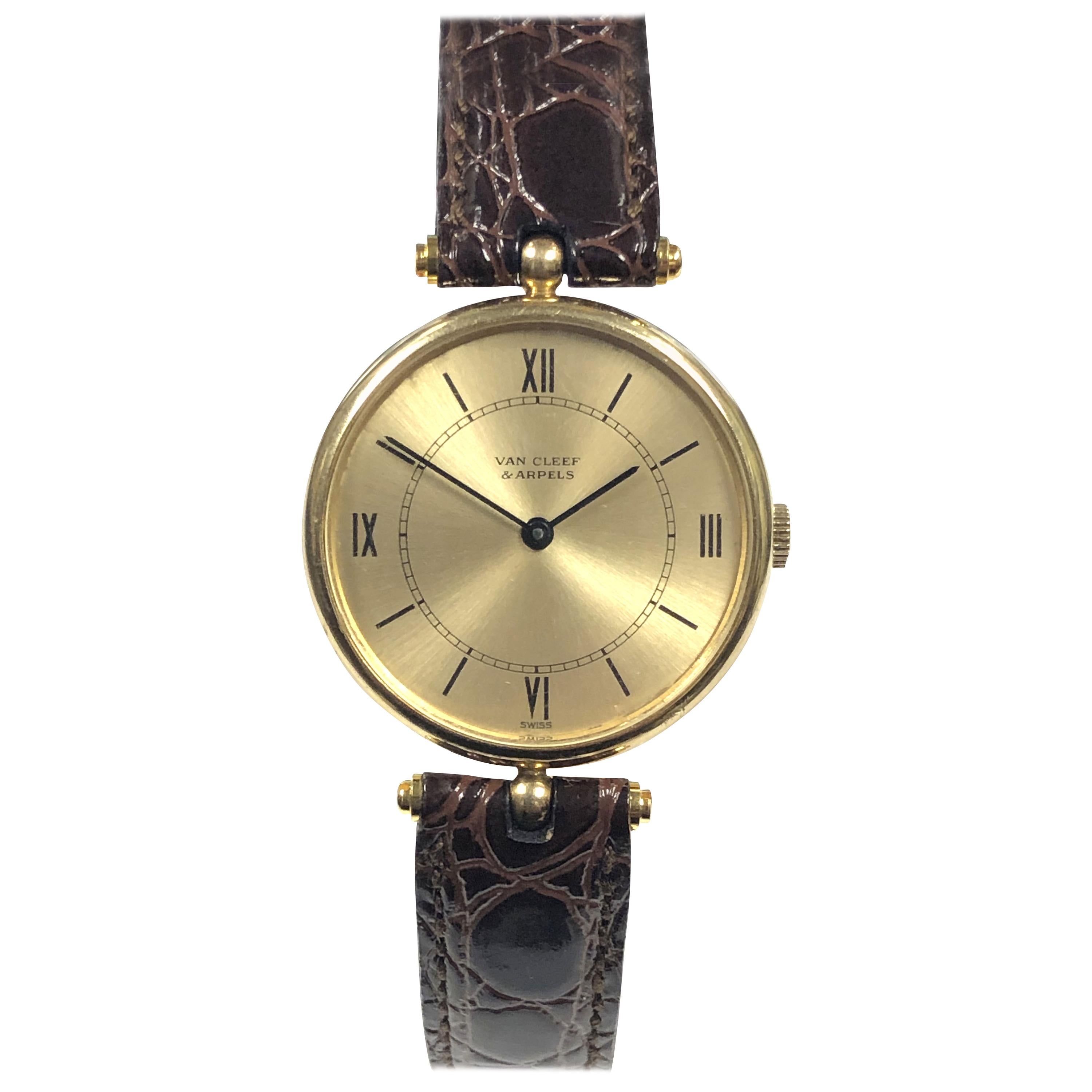 Van Cleef & Arpels La Collection Yellow Gold Mechanical Wristwatch
