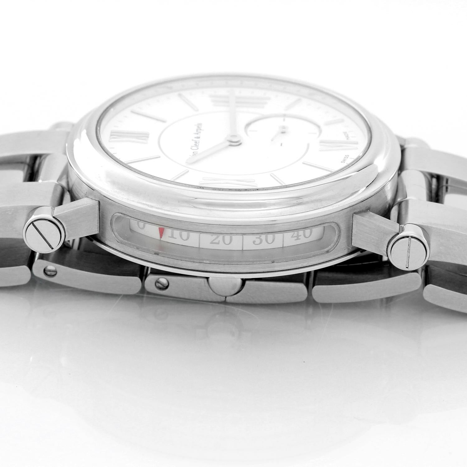 Van Cleef & Arpels Ladies Stainless Steel Monsieur Arpels Laterale Wristwatch 1