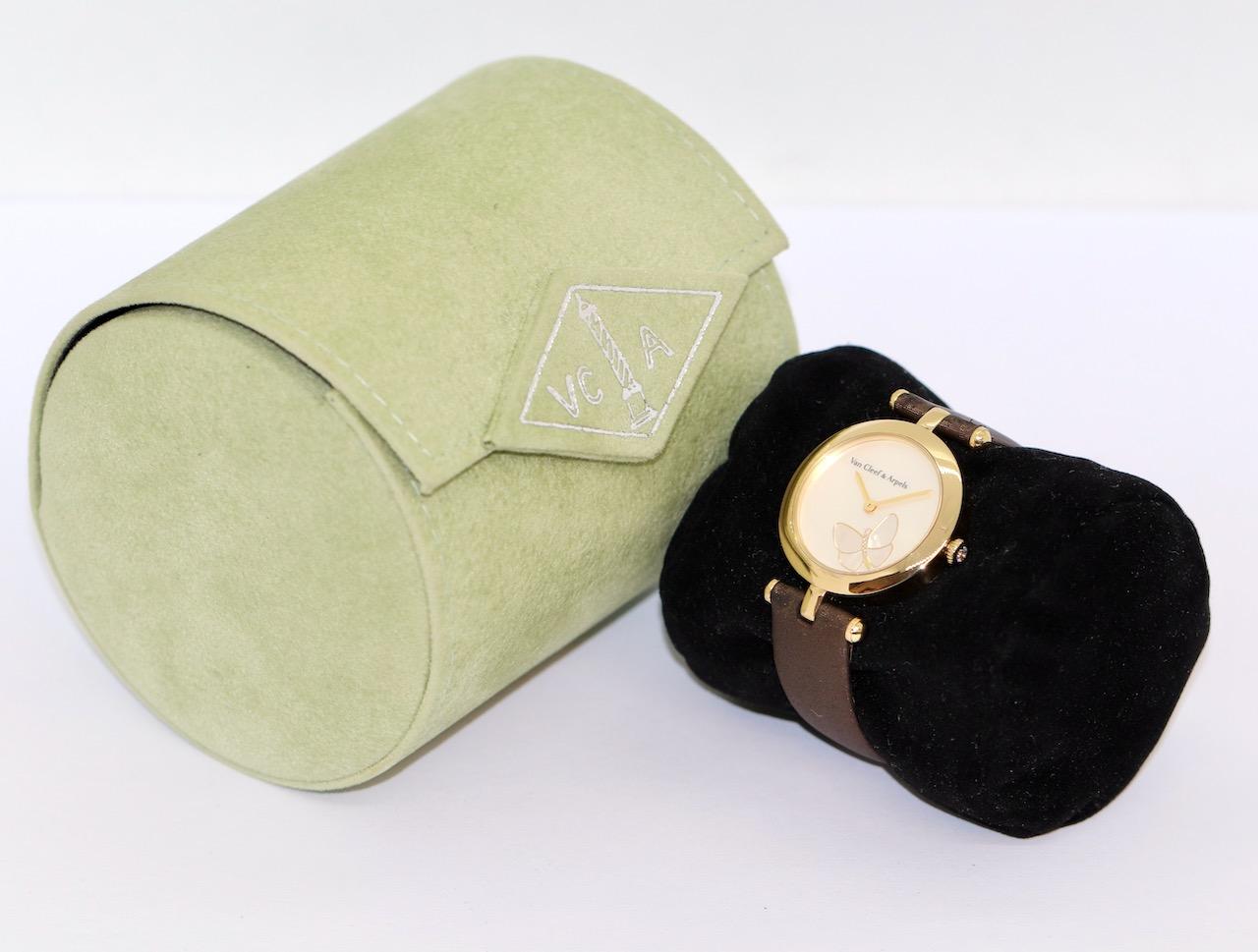 Van Cleef & Arpels Ladies Wristwatch, Lady Arpels Papillon, 18K Gold, Butterfly For Sale 5