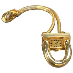 Van Cleef & Arpels Ladies Yellow Gold Cadenas Wristwatch, 1940s 