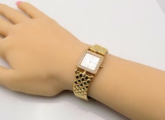 Van Cleef & Arpels Ladies Yellow Gold Diamond Classique Wristwatch