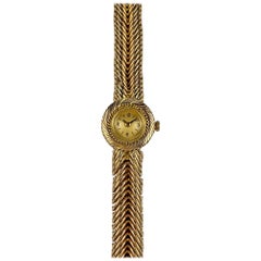 Van Cleef & Arpels Ladies Yellow Gold Vintage Manual Wind Wristwatch