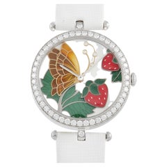 Van Cleef & Arpels Lady Arpels Papillon Rouge Gourmand Diamond Watch HH42804