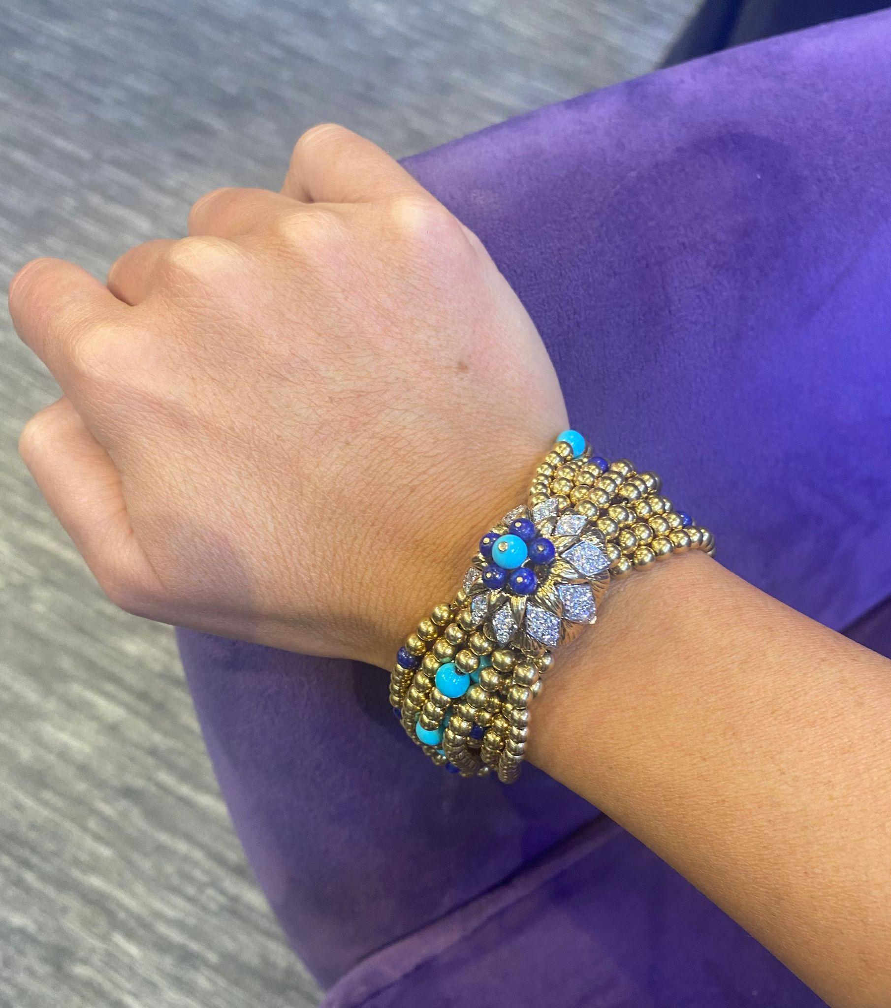 turquoise van cleef bracelet