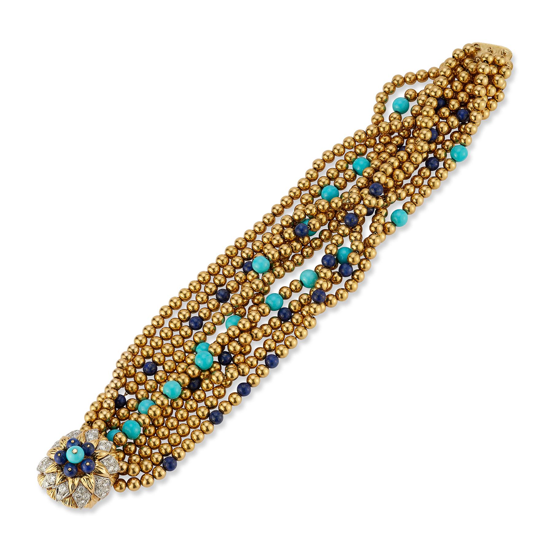 lapis lazuli van cleef bracelet