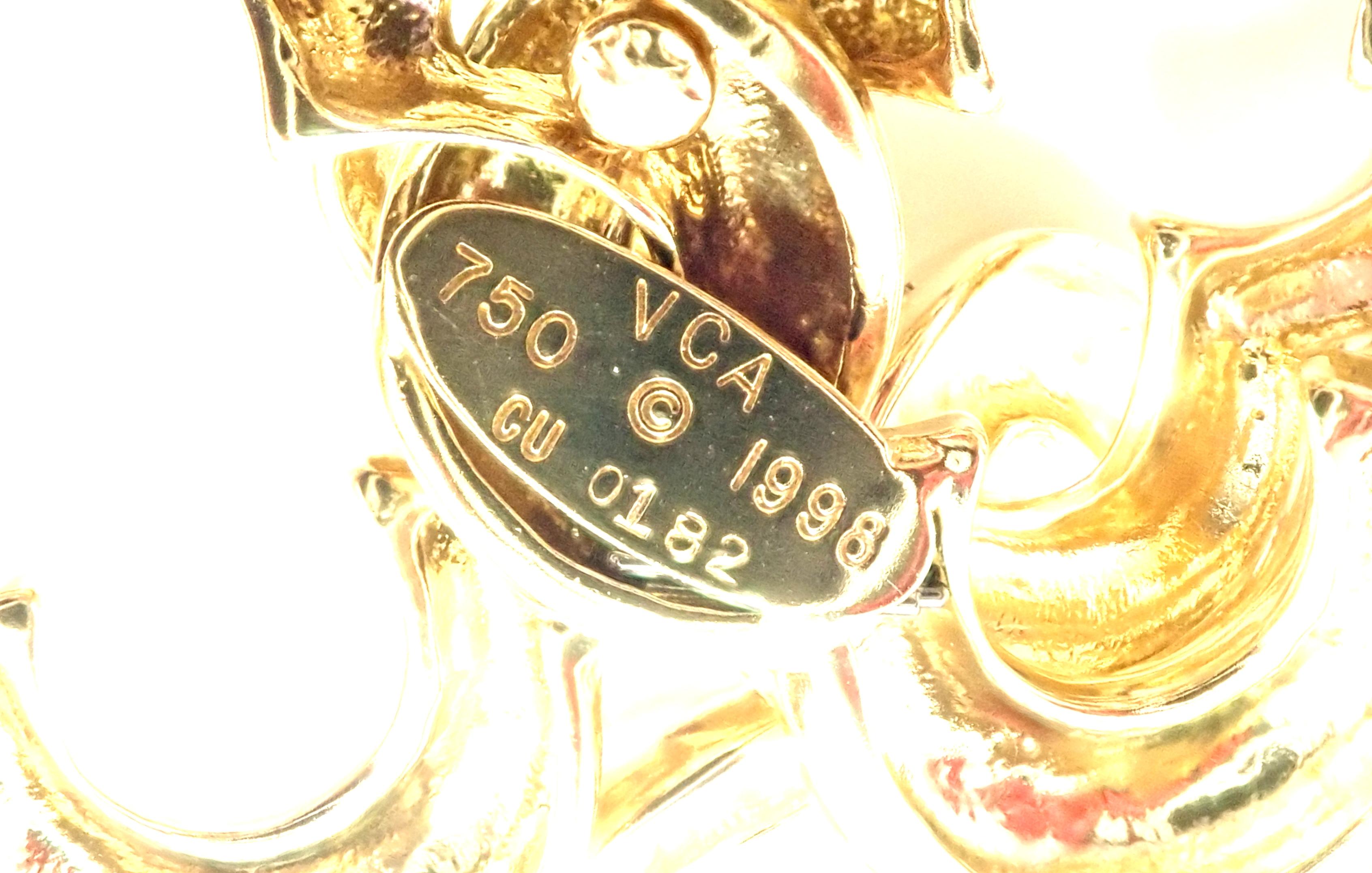 Van Cleef & Arpels: Gelbgold-Halskette mit 24 Alhambra-Motiven im Angebot 3