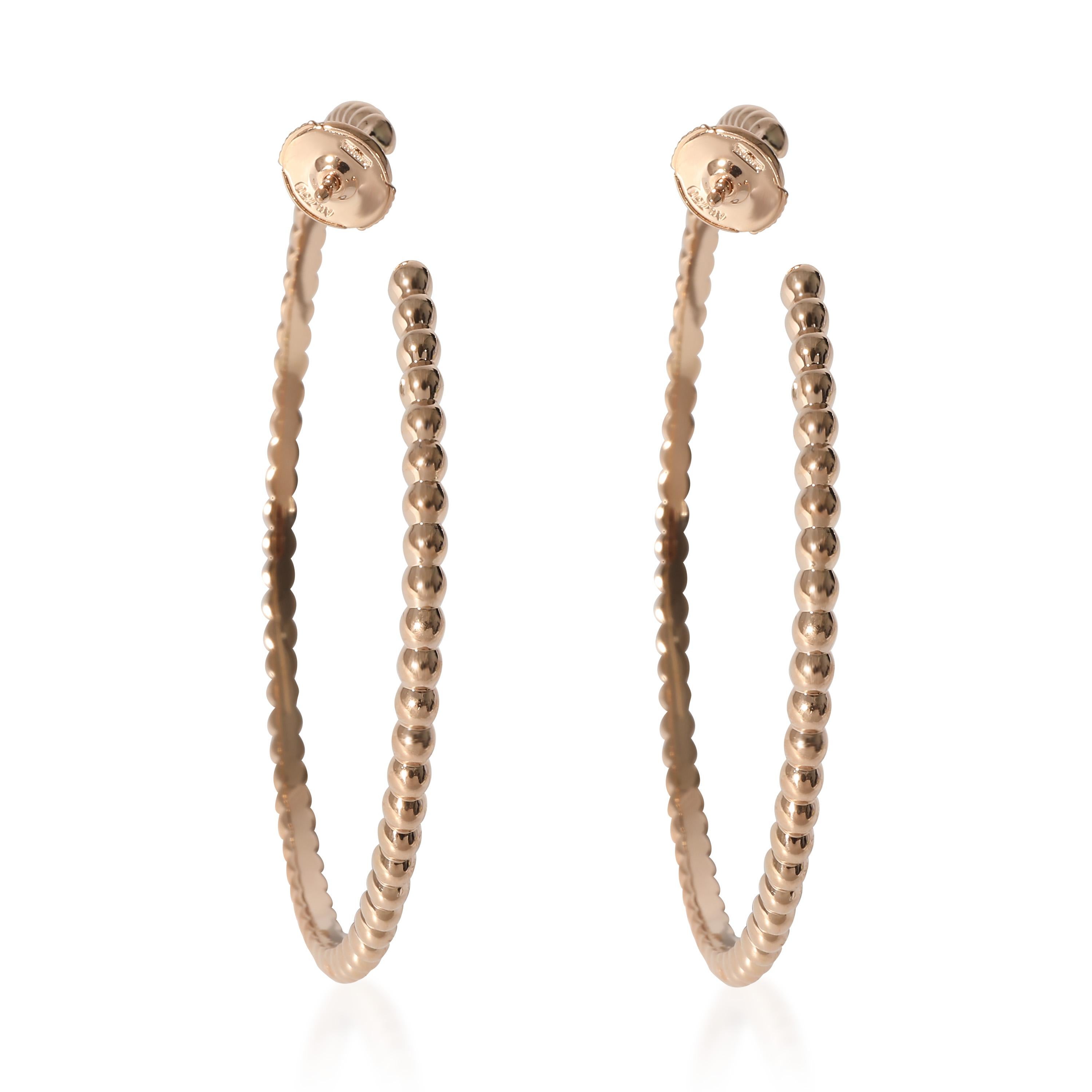 Van Cleef & Arpels Large Perlee Hoop Earrings in 18k Rose Gold

PRIMARY DETAILS
SKU: 135347
Listing Title: Van Cleef & Arpels Large Perlee Hoop Earrings in 18k Rose Gold
Condition Description: Drawing inspiration from the traditional Van Cleef &
