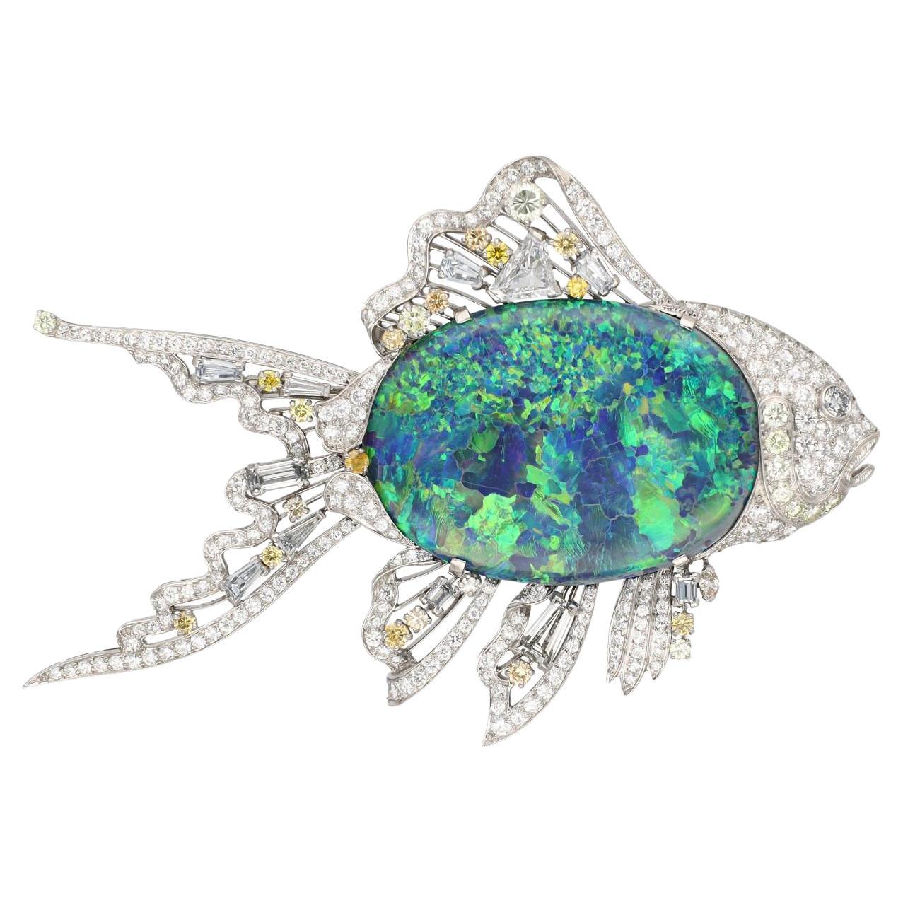 Van Cleef & Arpels Le Pisson De La Mer Tropicale Brosche
