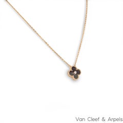 Van Cleef & Arpels Limited Edition 2014 Grey Mother Of Pearl Vintage Alhambra Ho