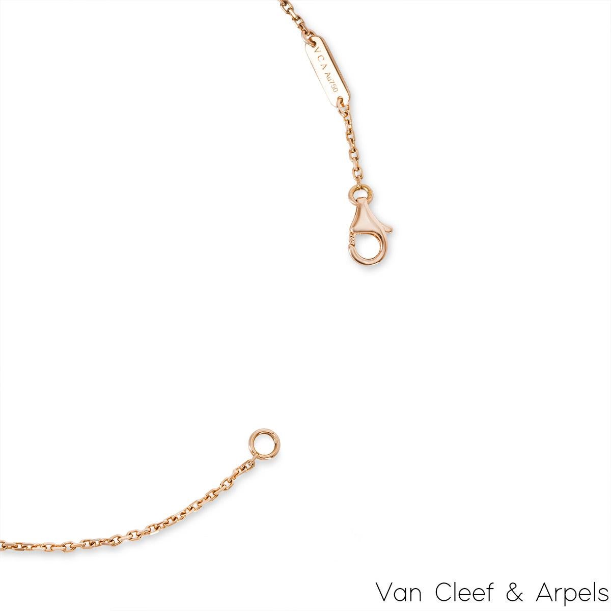 Van Cleef & Arpels Edizione Limitata 2014 Grigio Madreperla Vintage Alhambra Ho In condizioni ottime in vendita a Mayfair, London, London