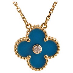 Van Cleef & Arpels Limited Edition Diamond Celestial Blue Sevres Porcelain Holidain