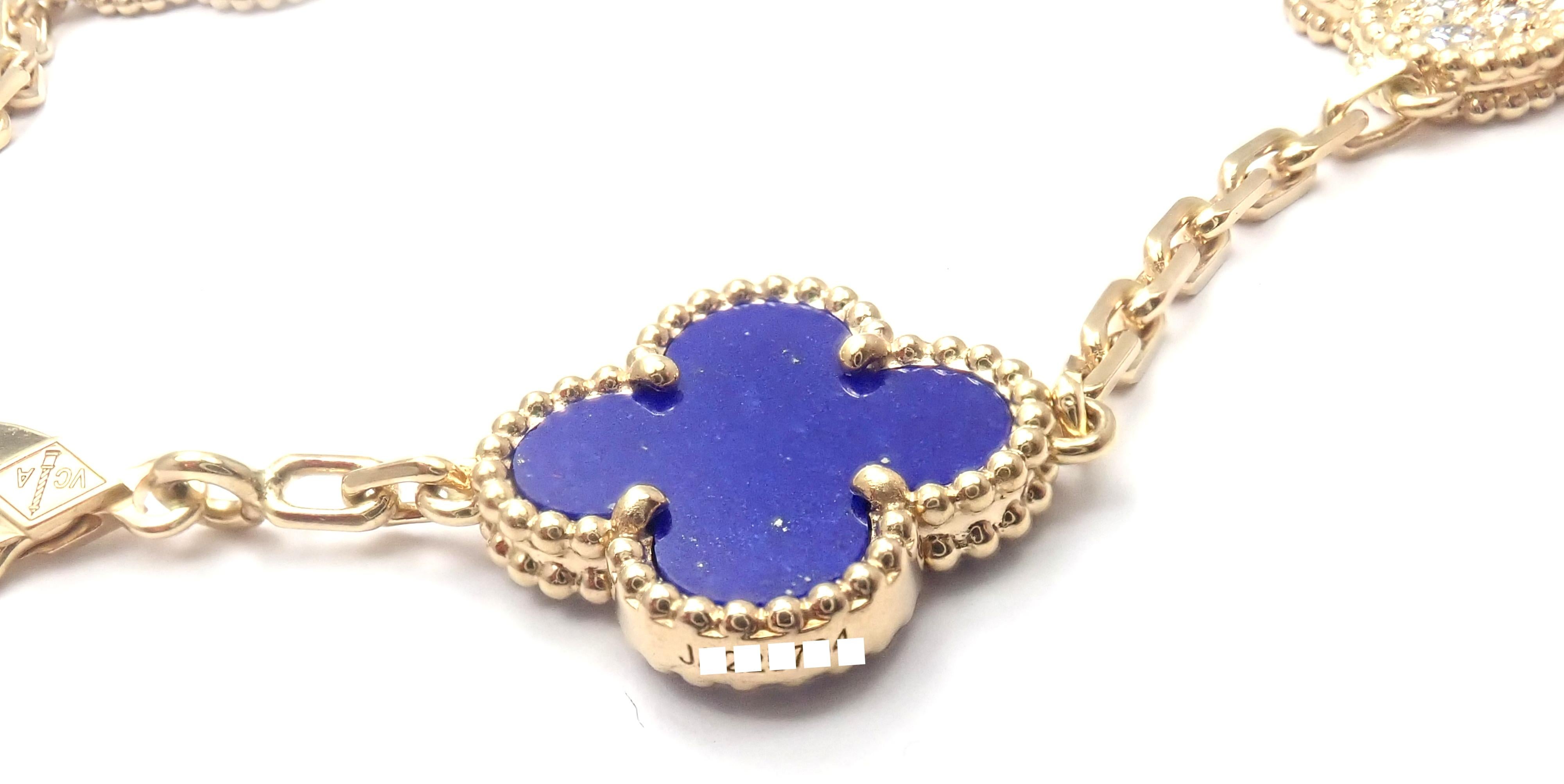 blue van cleef bracelet