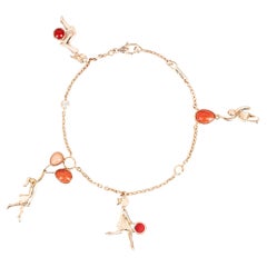 Van Cleef & Arpels Limited Production Mercredi à Paris 4 Charm Bracelet ARN5O800