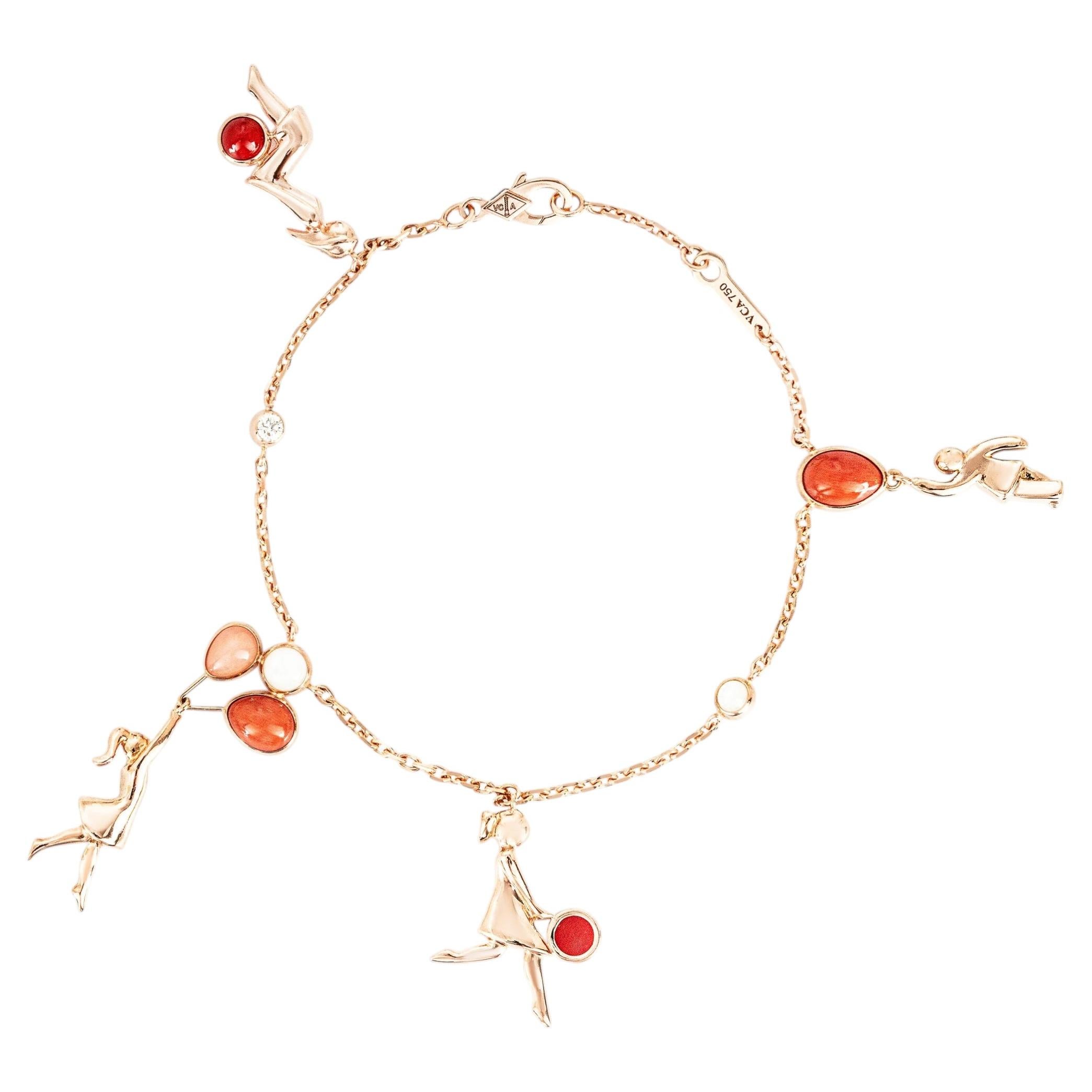 Van Cleef & Arpels Produzione limitata Mercredi à Paris 4 Bracciale Charm ARN5O800