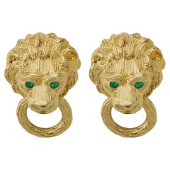 Van Cleef & Arpels Boucles d'oreilles Lion Door Knocker