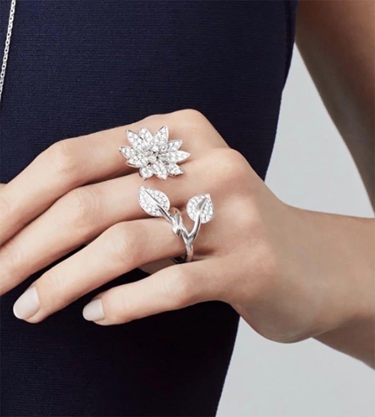 Engagement Ring Lotus Ring Van Cleef Arpels VAN CLEEF ARPELS