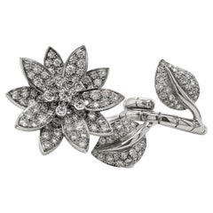 Van Cleef & Arpels Lotus Between the Finger Ring, Size 52