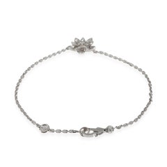 Van Cleef & Arpels Lotus-Diamant-Armband aus 18 Karat Weißgold mit 0,16 Karat