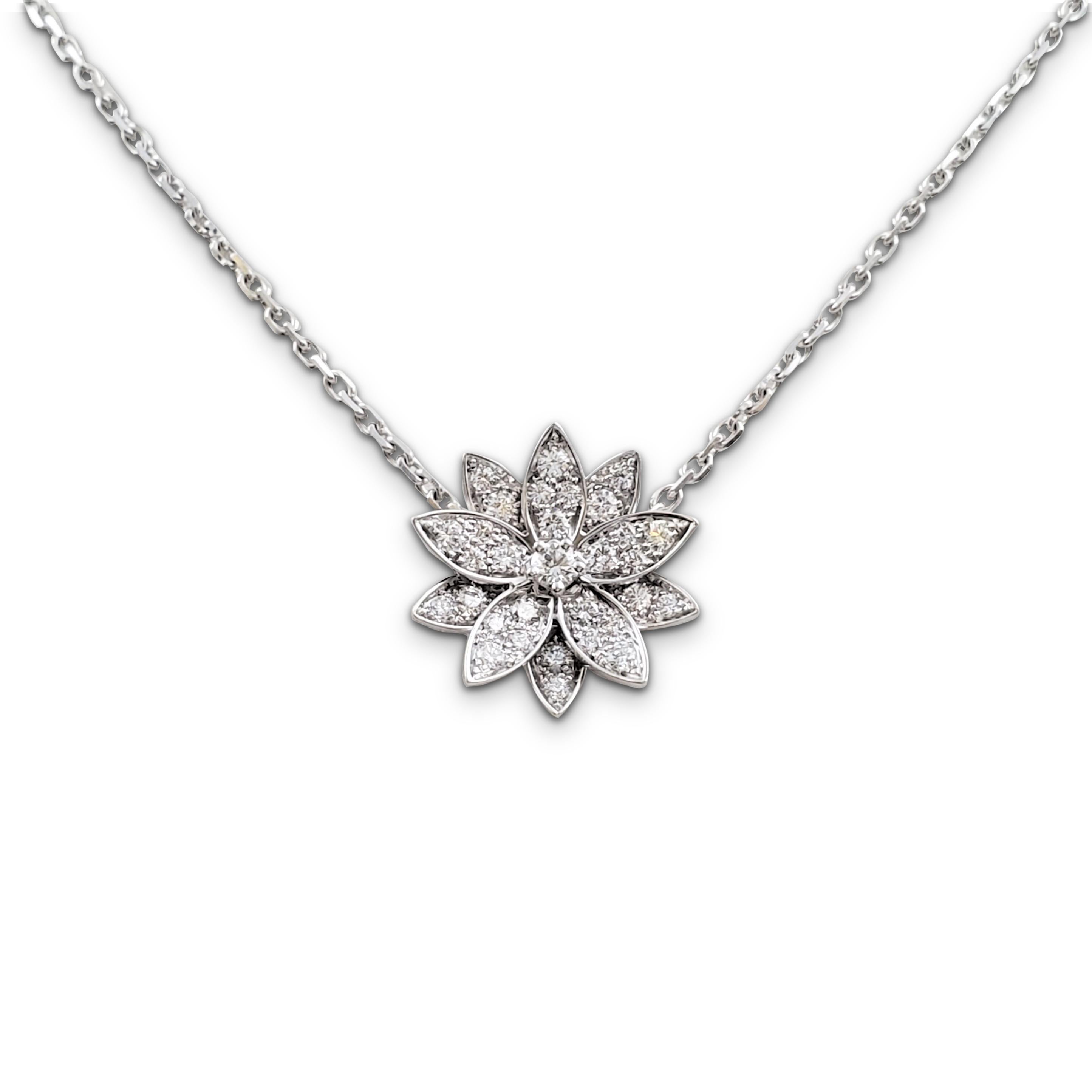 van cleef white gold diamond necklace