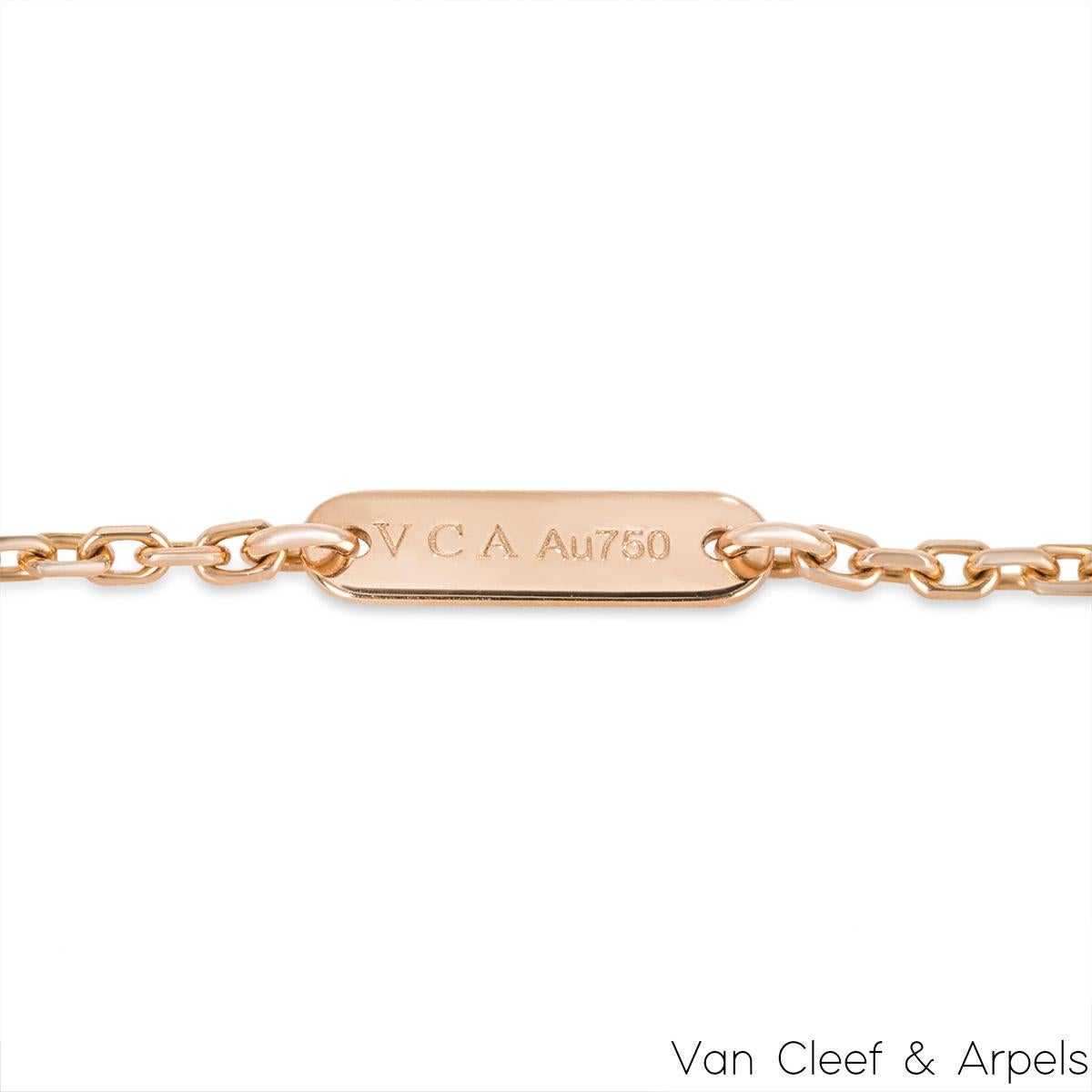 Women's Van Cleef & Arpels Ltd Ed Grey Mother of Pearl Vintage Alhambra Holiday Pendant For Sale