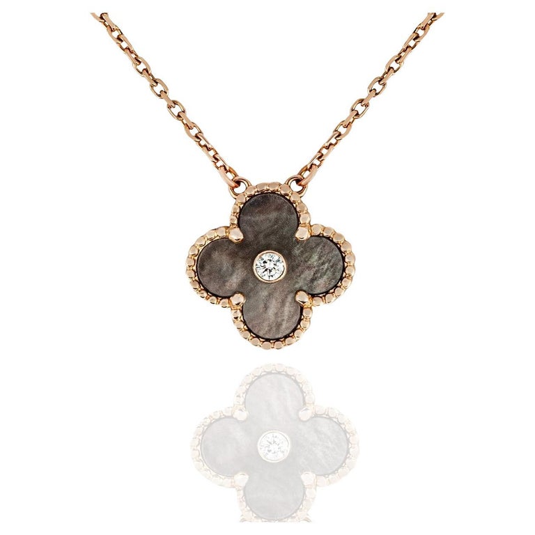 Van Cleef and Arpels Ltd Ed Grey Mother of Pearl Vintage Alhambra