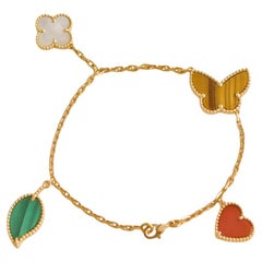 Van Cleef & Arpels Lucky Alhambra Bracelet en or jaune à 4 motifs