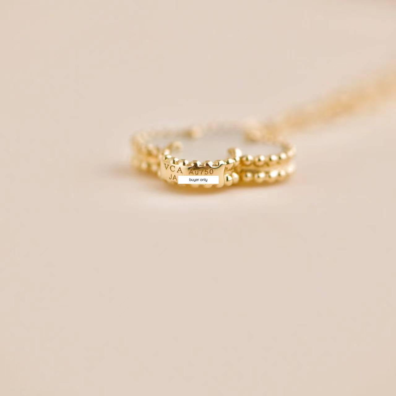 Van Cleef & Arpels Lucky Alhambra 4 Motifs 18k Yellow Gold Bracelet In Excellent Condition In Banbury, GB